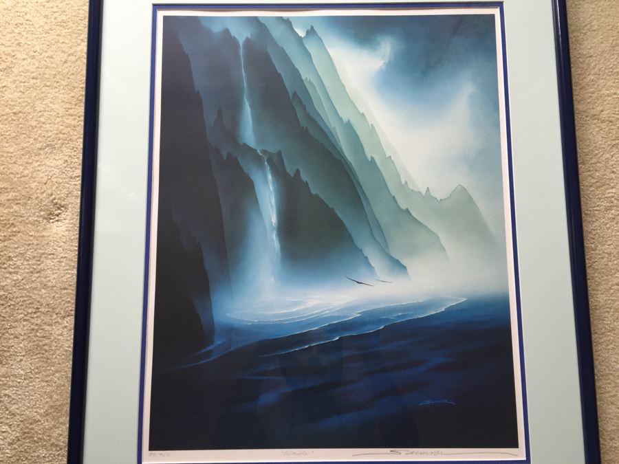 George Sumner 'Waioli' Nicely Framed Lithograph On Paper Hand Signed Limited Edition 89 Of 750 With Certificate Of Authenticity Retails $2,000 [Photo 4]