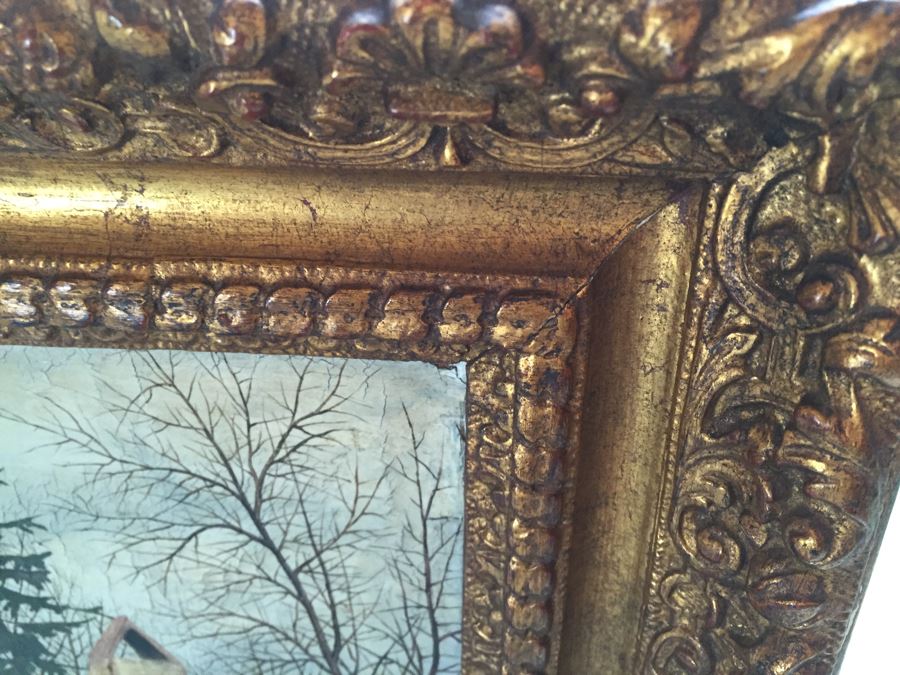 Original Antique Oil Painting By Josselin Bodley (1893–1974) Titled Old Monastic Mill Near Canterbury, England Estimate $1,000-$2,000 [Photo 25]