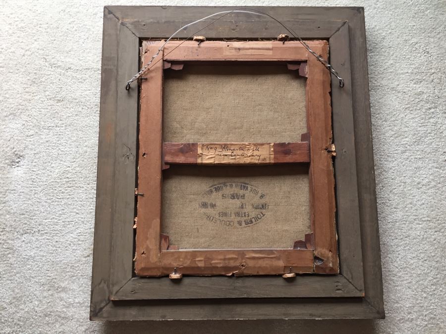 Original Antique Oil Painting By Josselin Bodley (1893–1974) Titled Old Monastic Mill Near Canterbury, England Estimate $1,000-$2,000 [Photo 4]