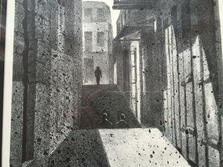 Louis Lozowick Lithograph, Safed, Israel, 1962 Hand Signed [Photo 5]