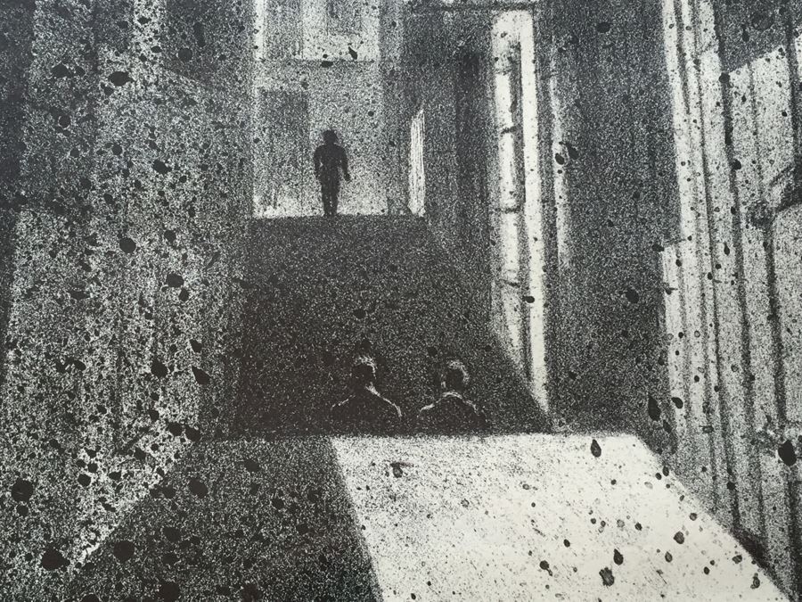 Louis Lozowick Lithograph, Safed, Israel, 1962 Hand Signed [Photo 6]