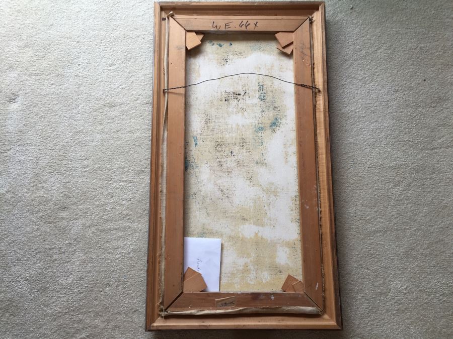 Original Oil Painting Of Patriarch By William Sunny Weintraub (Born 1926) Listed Artist [Photo 13]