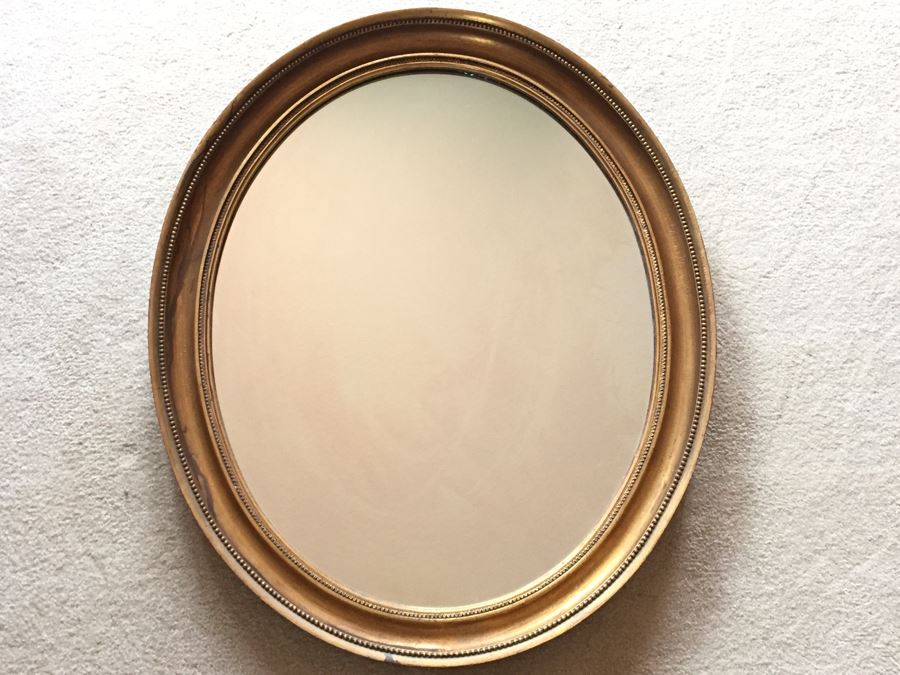 Nice Gold Oval Mirror [Photo 6]
