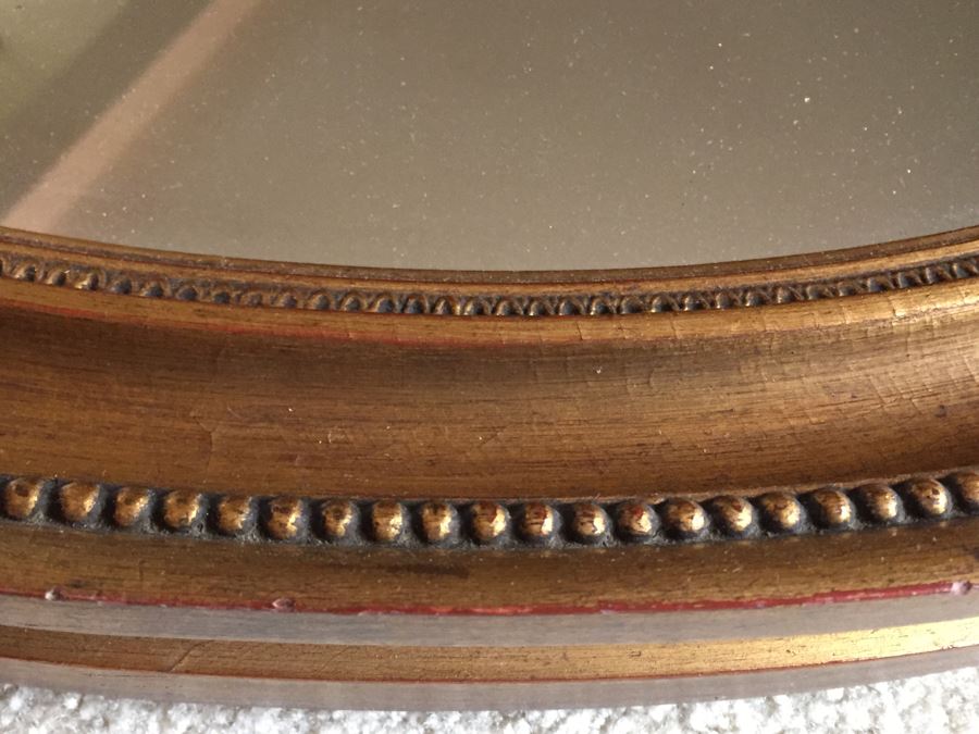 Nice Gold Oval Mirror [Photo 8]