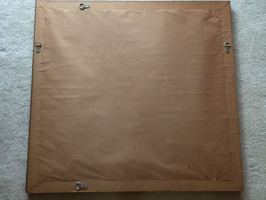 Nice Square Gold Beveled Mirror [Photo 6]