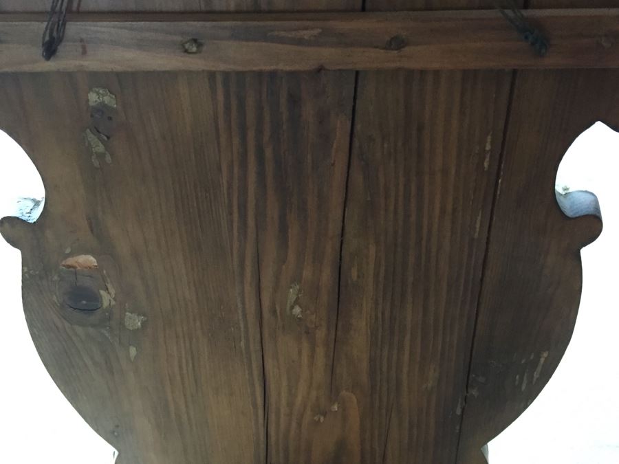 Magnificent Hand Etched Vintage Italian Venetian Wall Mirror Lap Carried Back From Italy [Photo 19]