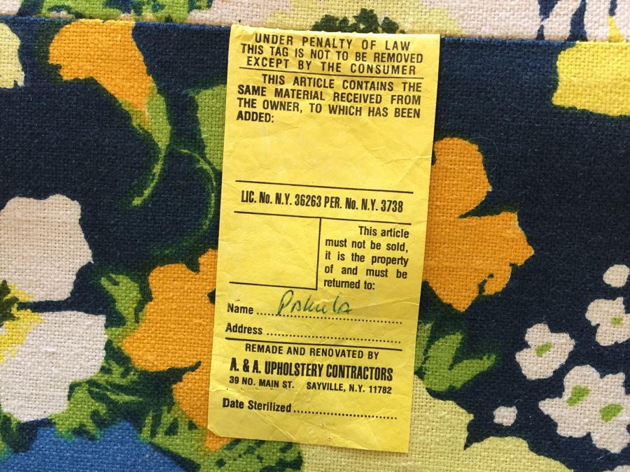 Vintage Upholstered Floral Armchair [Photo 4]