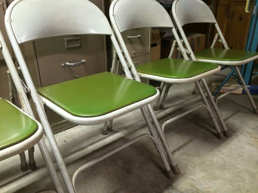 Vintage Samson Green Folding Chairs - Shwayder Bros., Inc [Photo 3]
