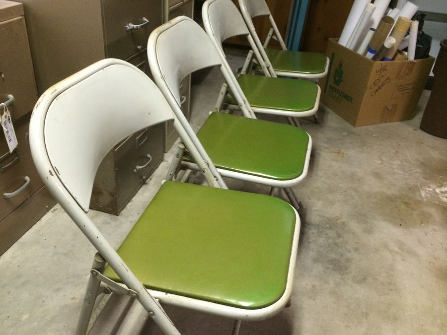 Vintage Samson Green Folding Chairs - Shwayder Bros., Inc [Photo 7]