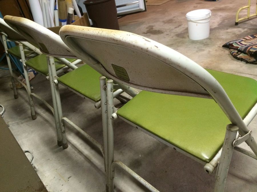 Vintage Samson Green Folding Chairs - Shwayder Bros., Inc [Photo 8]