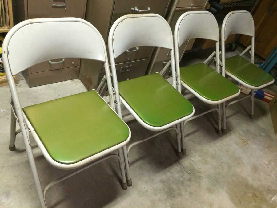 Vintage Samson Green Folding Chairs - Shwayder Bros., Inc [Photo 5]