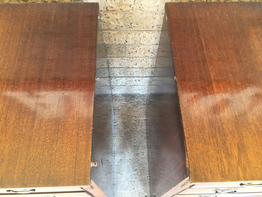 Stunning Unique Chinoiserie Hollywood Regency Two Piece Chest Of Drawers [Photo 25]