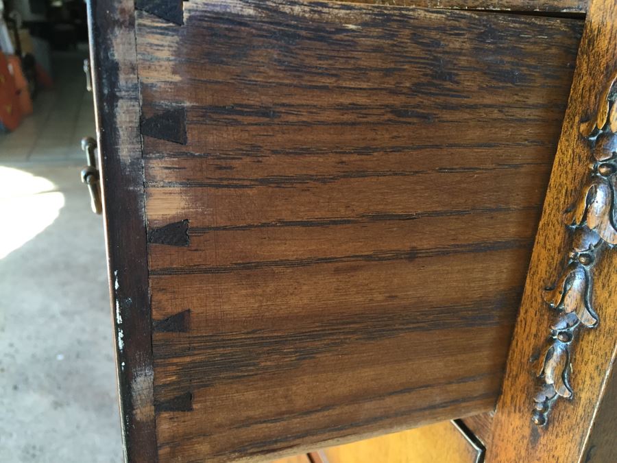 Stunning Unique Chinoiserie Hollywood Regency Two Piece Chest Of Drawers [Photo 14]