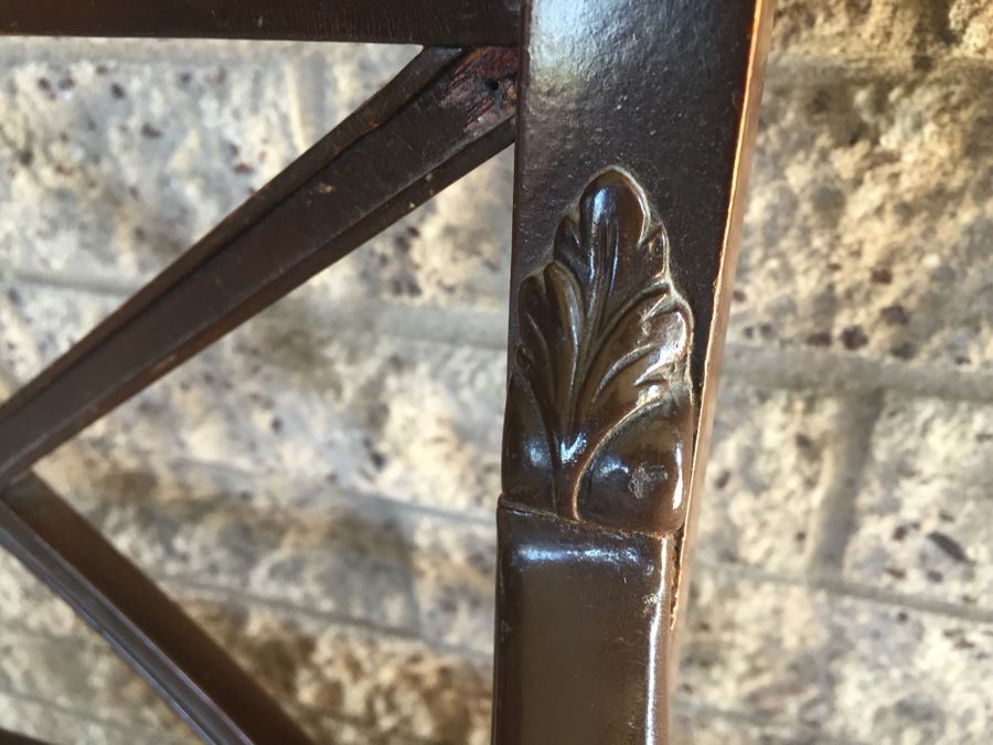 Nicely Carved Armchair With Carved Birds [Photo 10]