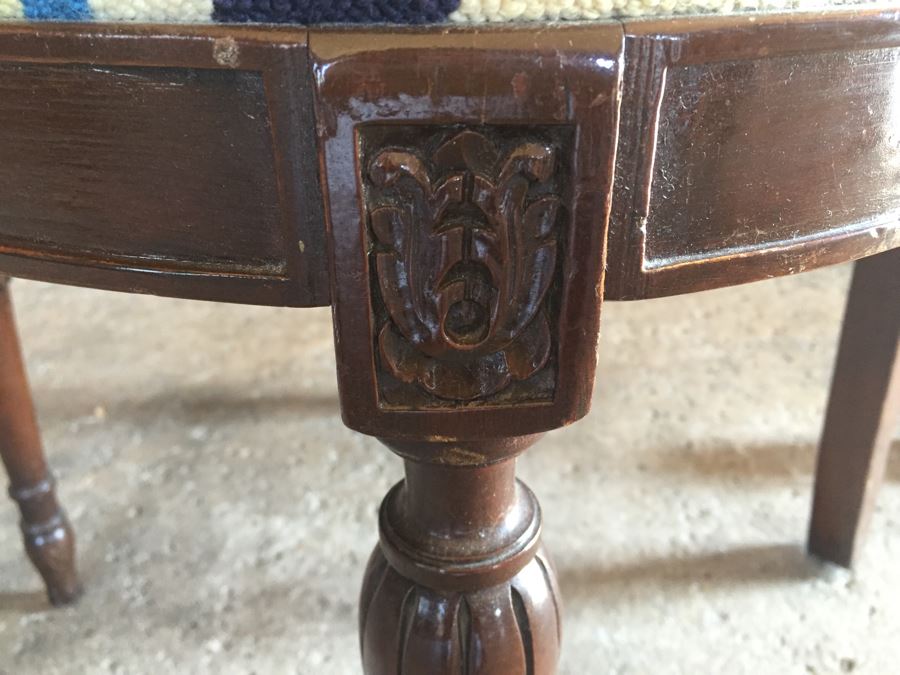 Nicely Carved Armchair With Carved Birds [Photo 12]