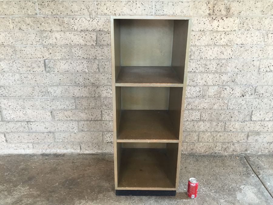 Nice Wooden Bookcase Painted Green - Genuine NASCO Product Manufactured By Nathan Shectman [Photo 7]