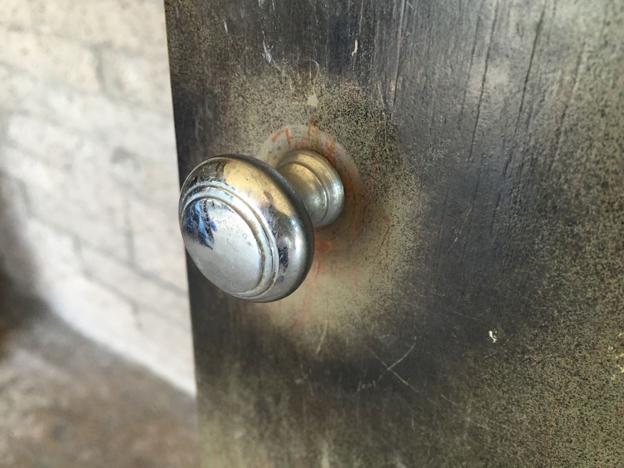 Child's Wooden Armoire Closet Painted Green - Genuine NASCO Product Manufactured By Nathan Shectman [Photo 6]