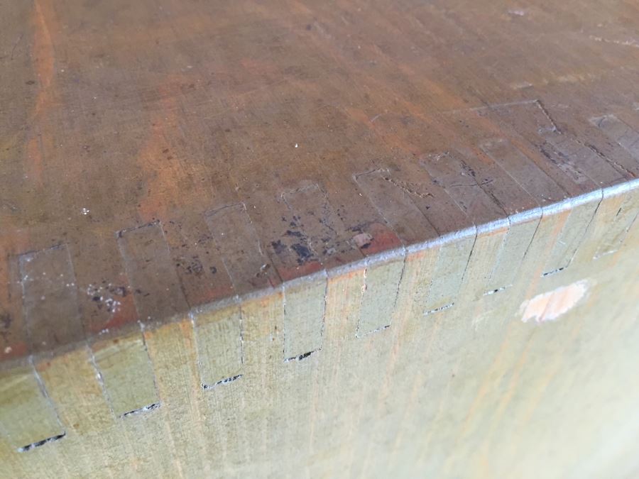 Child's Wooden Armoire Closet Painted Green - Genuine NASCO Product Manufactured By Nathan Shectman [Photo 11]