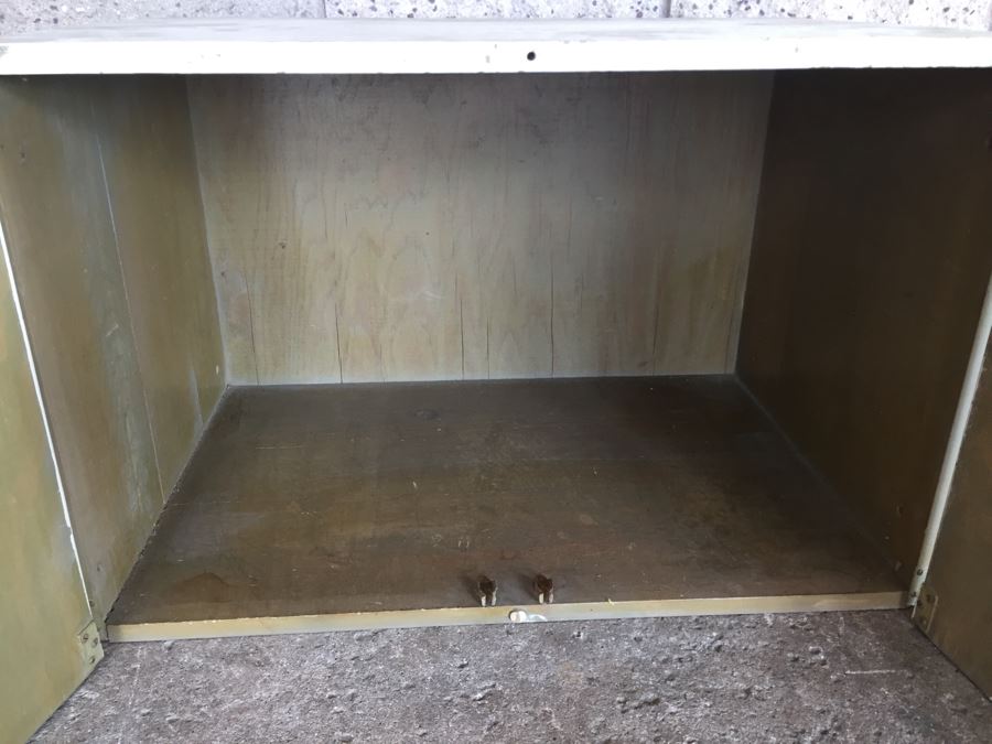 Wooden Cabinet Painted White - Genuine NASCO Product Manufactured By Nathan Shectman [Photo 7]