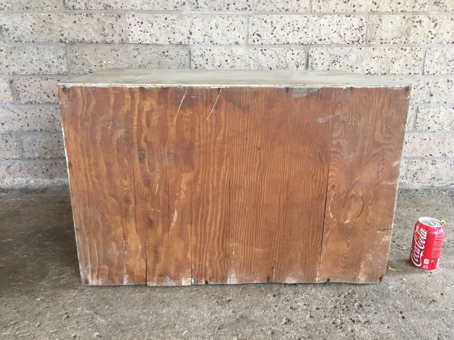 Wooden Cabinet Painted White - Genuine NASCO Product Manufactured By Nathan Shectman [Photo 9]