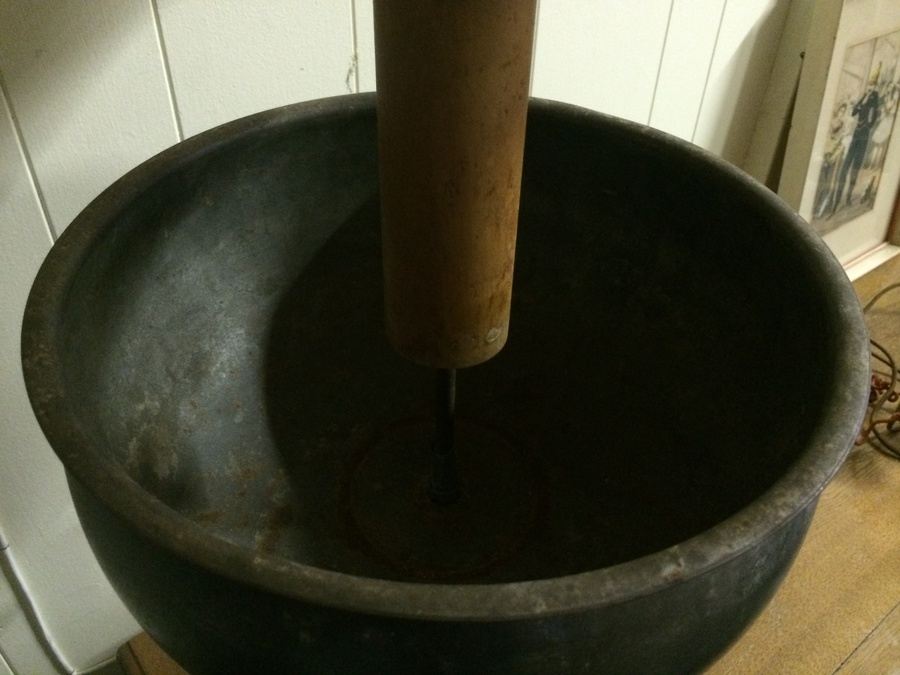 Industrial Lamp - Montgomery Ward Metal Cream Separator Royal Blue No. 43  [Photo 4]