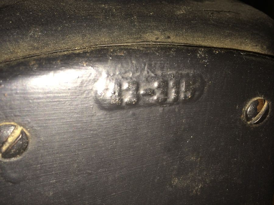 Industrial Lamp - Montgomery Ward Metal Cream Separator Royal Blue No. 43  [Photo 13]