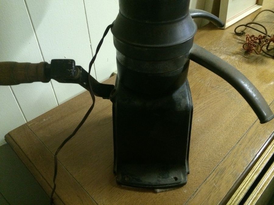 Industrial Lamp - Montgomery Ward Metal Cream Separator Royal Blue No. 43  [Photo 7]