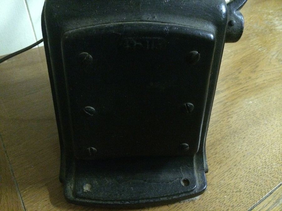 Industrial Lamp - Montgomery Ward Metal Cream Separator Royal Blue No. 43  [Photo 14]