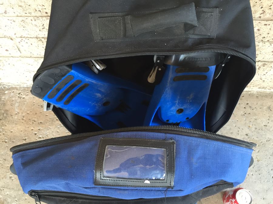 Scuba Diving Lot With Dive Bag, Mares Plana Avanti Fins, Hood, Gloves And Dive Weights [Photo 5]