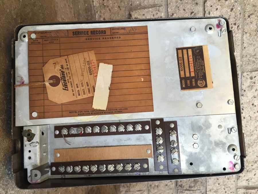 Vintage Executone Intercom From Mission Hills Estate [Photo 3]