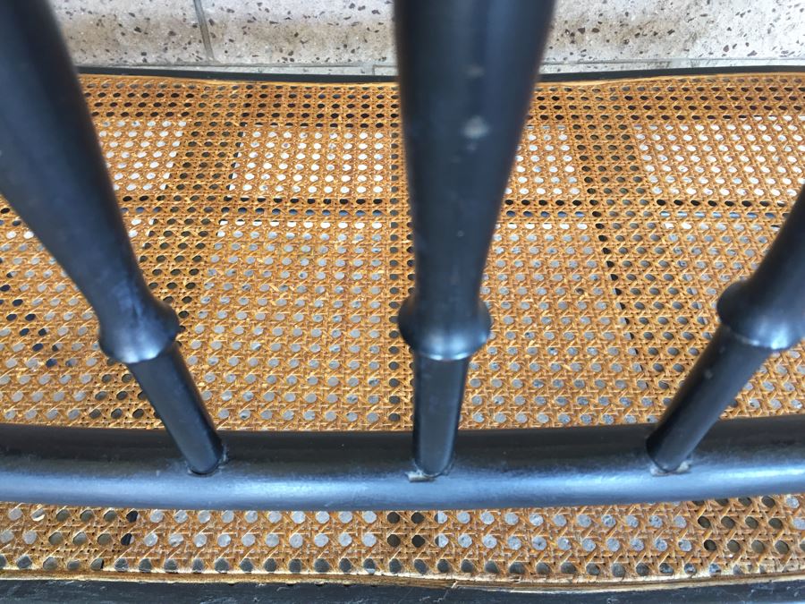 Vintage Cane Seat Settee Bench [Photo 15]