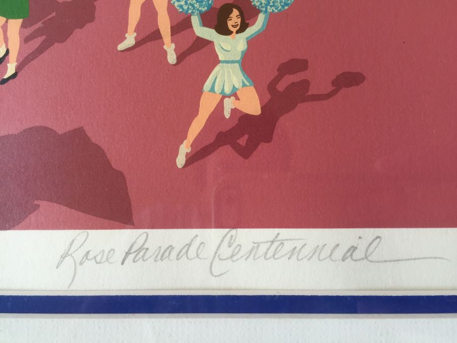 Melanie Taylor Kent Signed Limited Edition Serigraph Titled 'Rose Parade Centennial' 1988 297 Of 400 Replacement Value $4,500 [Photo 7]