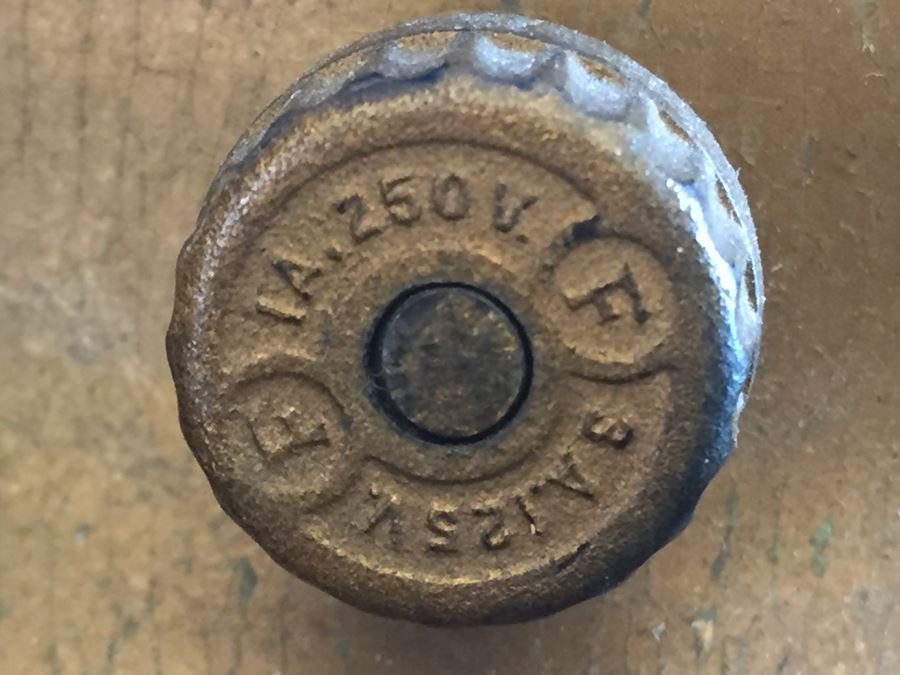 Nice Mid-Century Blue And Gold Murano Glass Lamp [Photo 7]