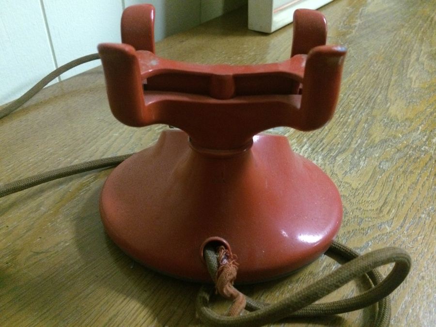 Bell Systems Western Electric F1 Rotary Phone Metal in Red [Photo 8]