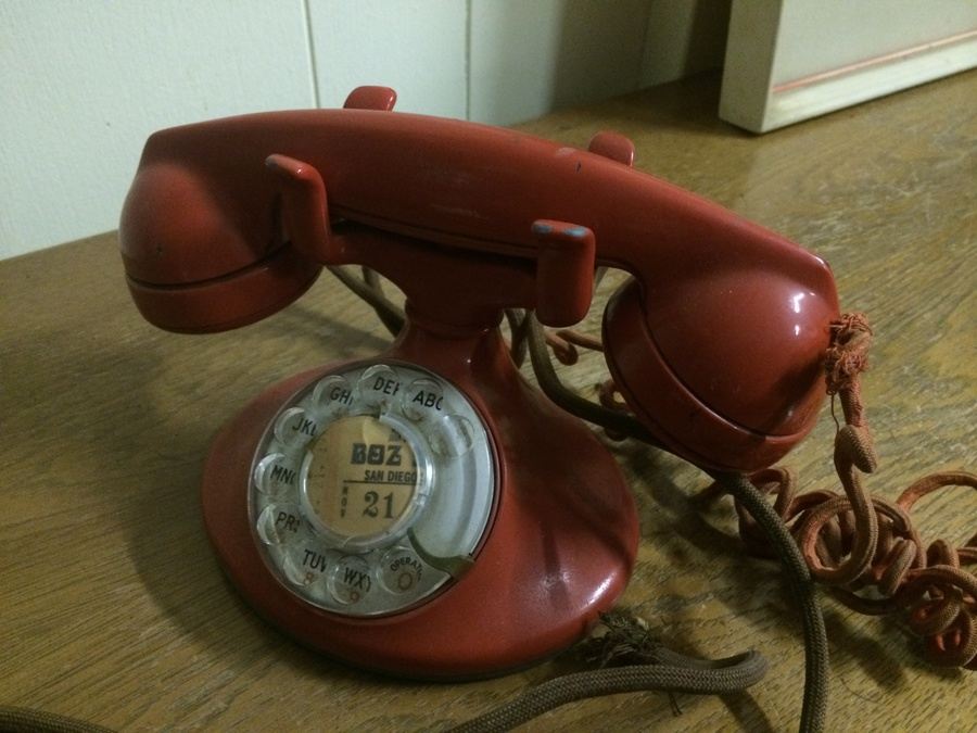 Bell Systems Western Electric F1 Rotary Phone Metal in Red [Photo 11]