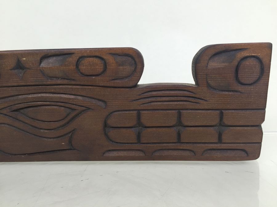 Wood Carving Pacific Northwest Style Crocodile [Photo 5]