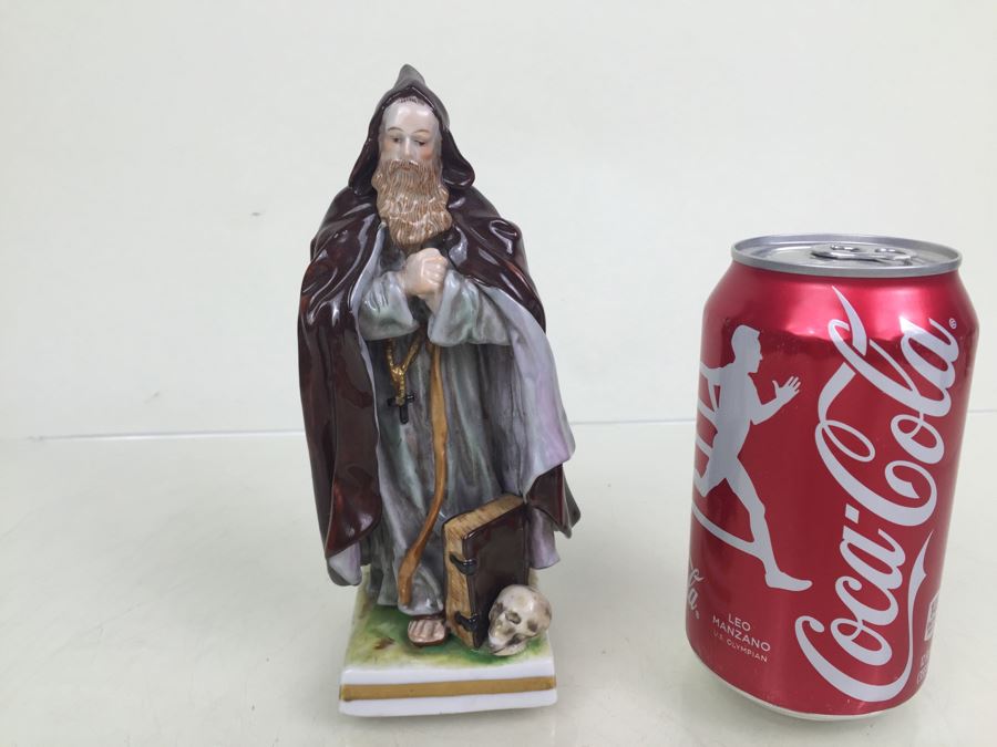 Monk Figurine Made In Germany N With 5 Star Crown Potschappel? [Photo 5]