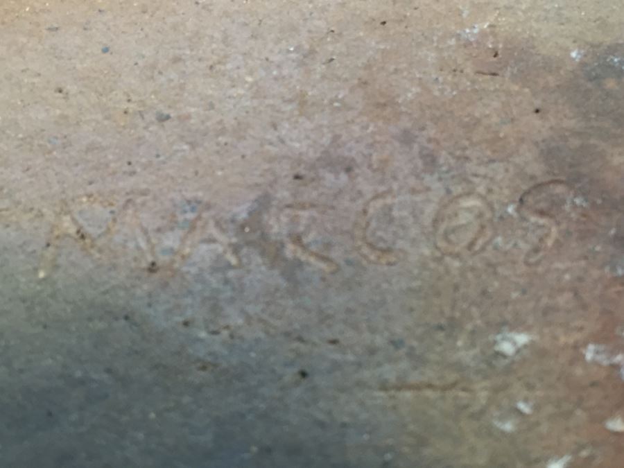 Large Pottery Bowl Signed Marcos [Photo 13]