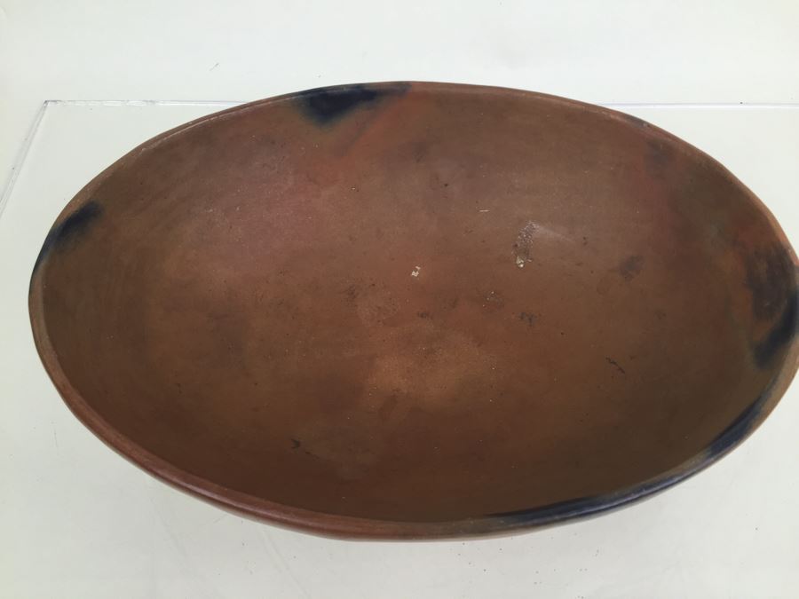 Large Pottery Bowl Signed Marcos [Photo 6]