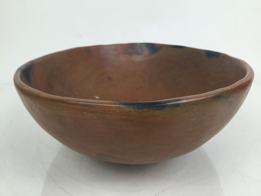 Large Pottery Bowl Signed Marcos [Photo 2]