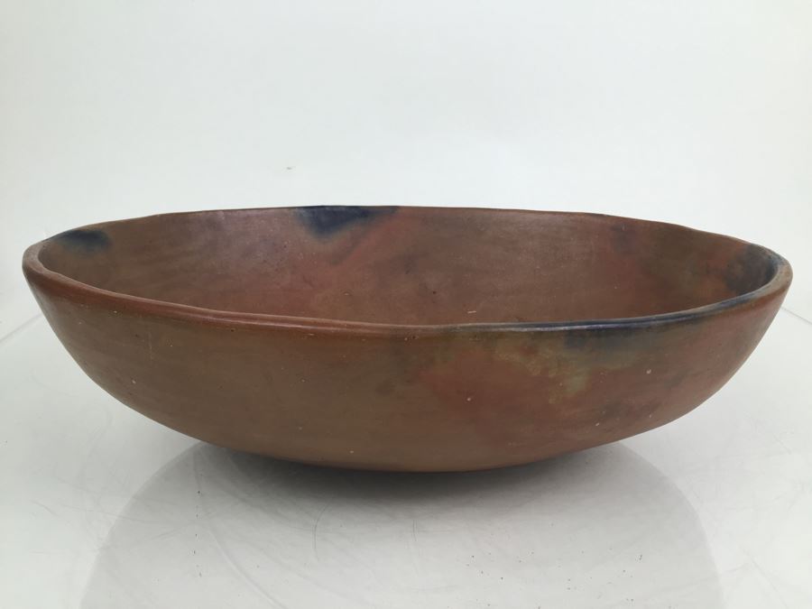Large Pottery Bowl Signed Marcos [Photo 4]