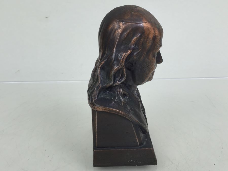 Ben Franklin Metal Bank Suffolk Franklin Savings Bank Boston No Key [Photo 9]