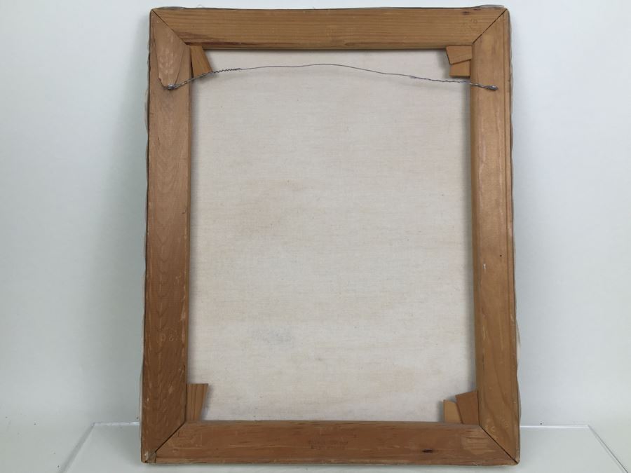 Original Oil Painting Of Coastal Beach Scene Signed By Artist Don Foster [Photo 12]