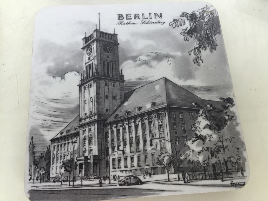 Set Of Bernard Buffet & Berlin Germany Schuberth Coasters [Photo 18]