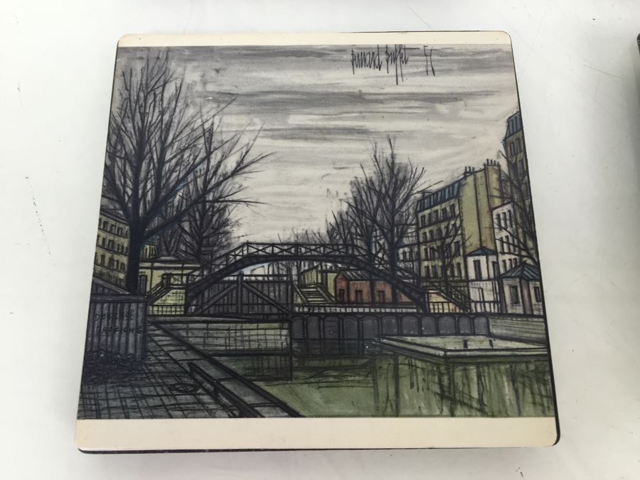 Set Of Bernard Buffet & Berlin Germany Schuberth Coasters [Photo 5]