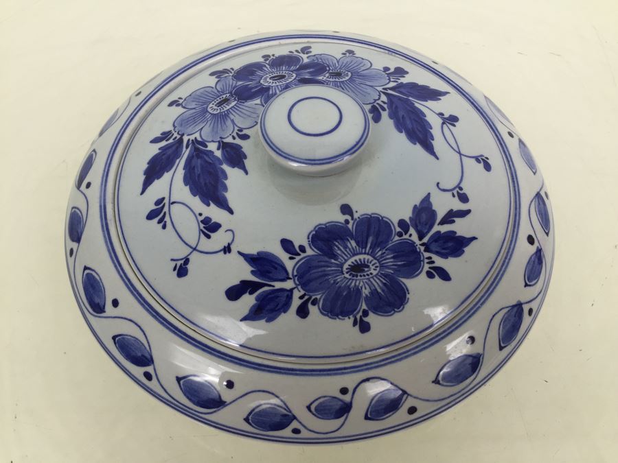 Delft CP Made In Holland Bowl With Lid [Photo 4]