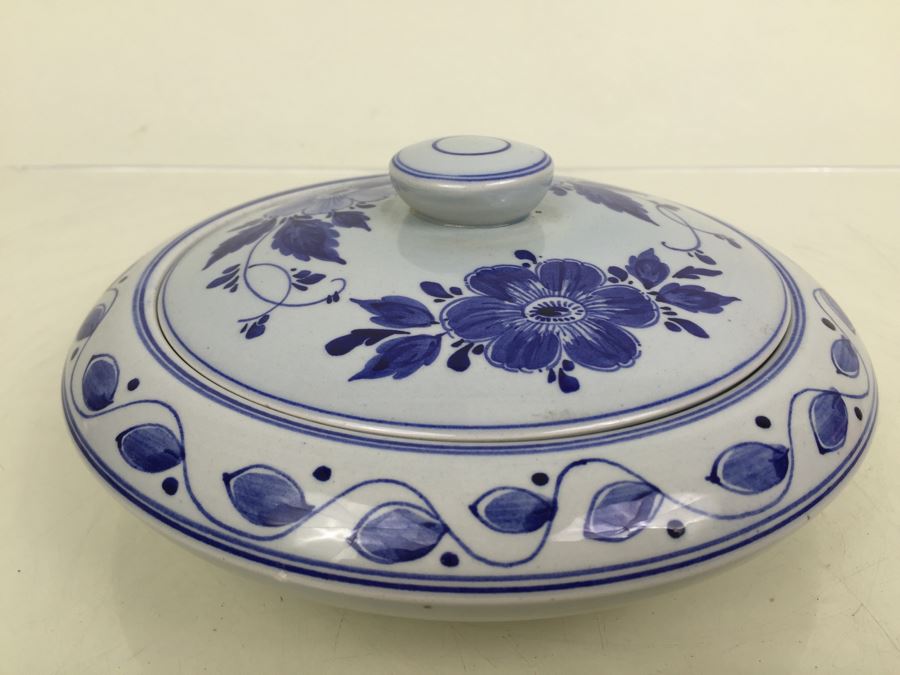 Delft CP Made In Holland Bowl With Lid [Photo 2]