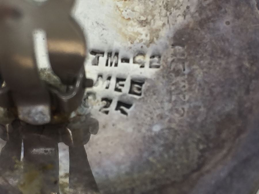 Jorge Espinosa Modernist Sterling Silver Mexico Clip-On Earrings [Photo 6]