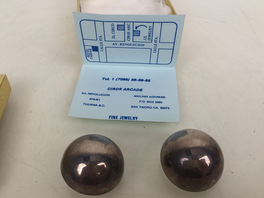 Jorge Espinosa Modernist Sterling Silver Mexico Clip-On Earrings [Photo 3]