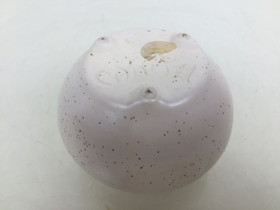 Vintage Pansy Pot Vase Flower Frog California Pottery Carmel Designs Ceramic [Photo 8]